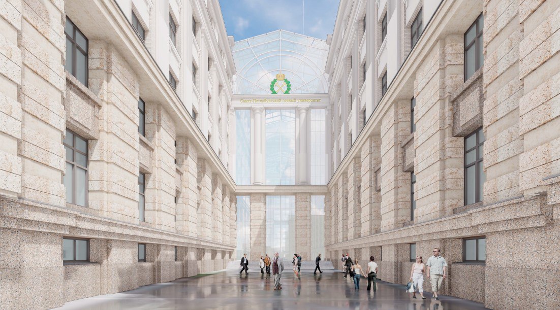 Здание донецкого национального технического университета и архитектурный вид нового здания