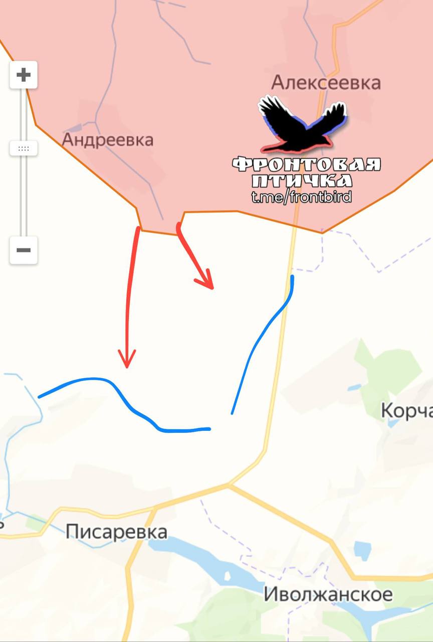 Карта продвижения группировки «Север», 10 марта 2026 г.