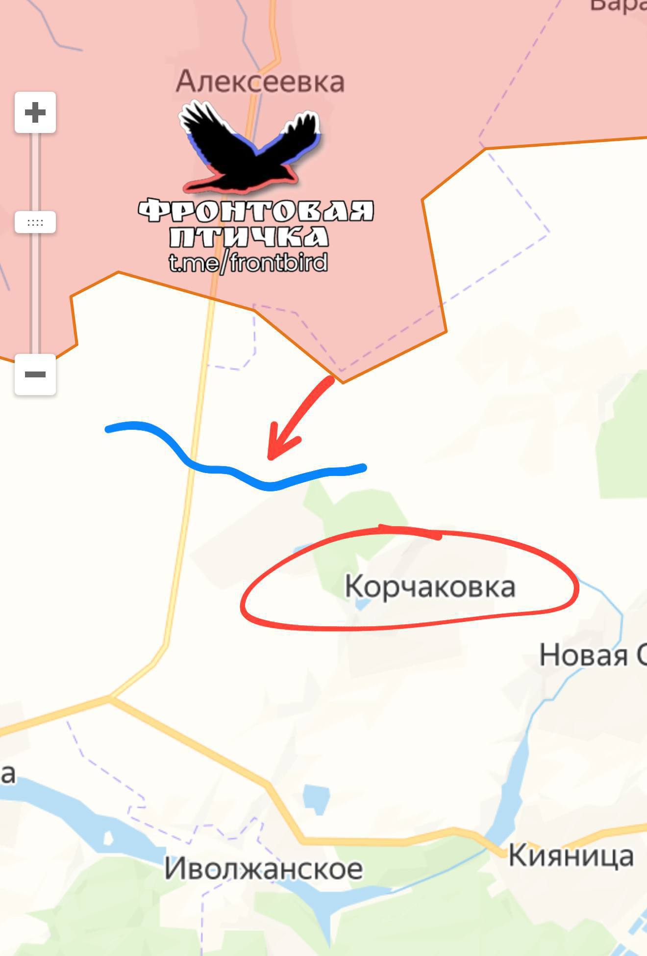 Карта продвижения группировки «Север», 17 марта 2026 г.