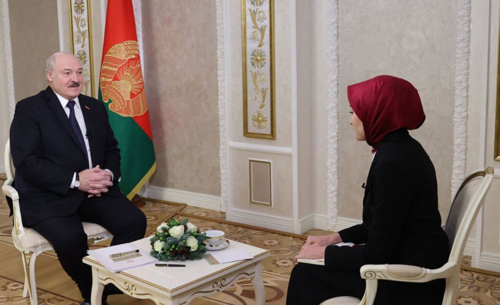 Лукашенко продолжает давать интервью. На это раз говорил с турчанкой. Источник: president.gov.by