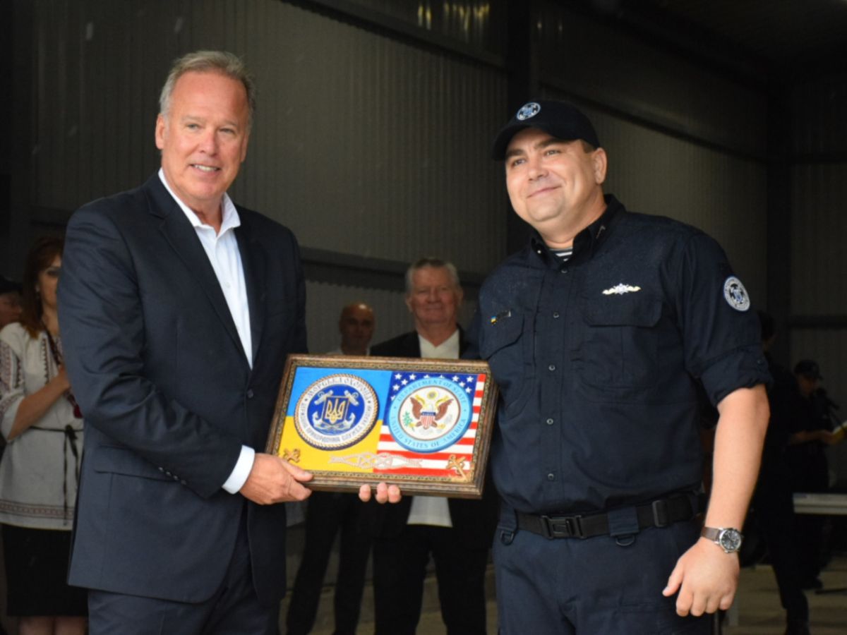 Американцы открыли бердянский военно-морской объект в Бердянске