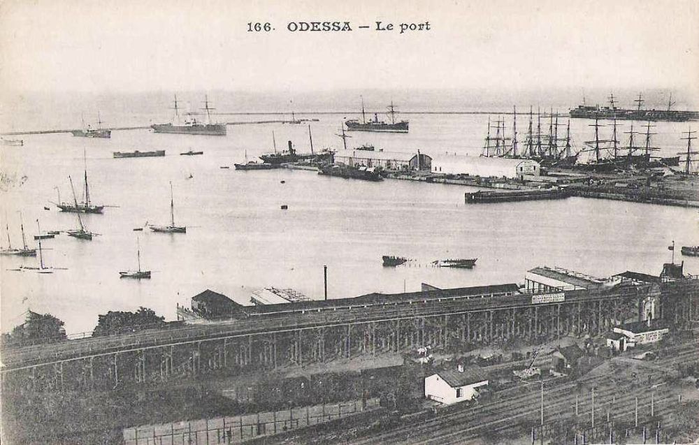 Одесса, порт, 1900 г.