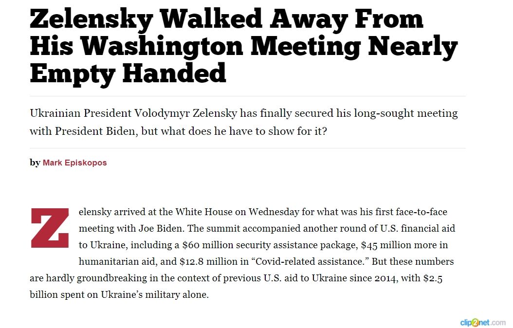 TNI: Зеленский уехал из США с пустыми руками?