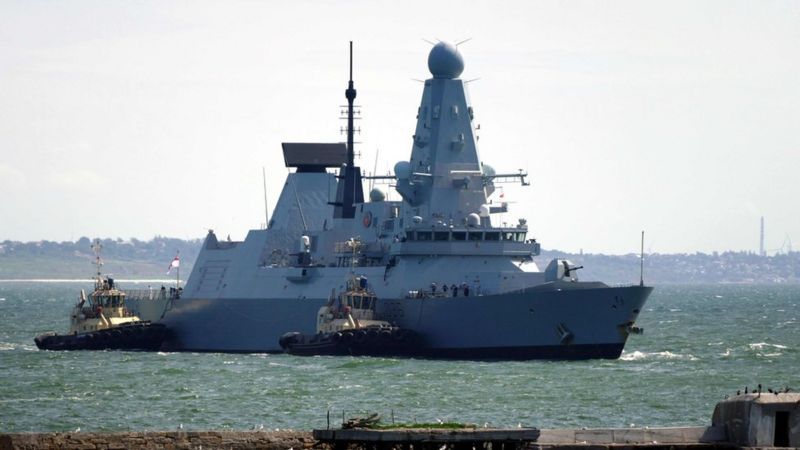 Британский эсминец Defender, вторгшийся в июне 2021-го в территориальные воды России