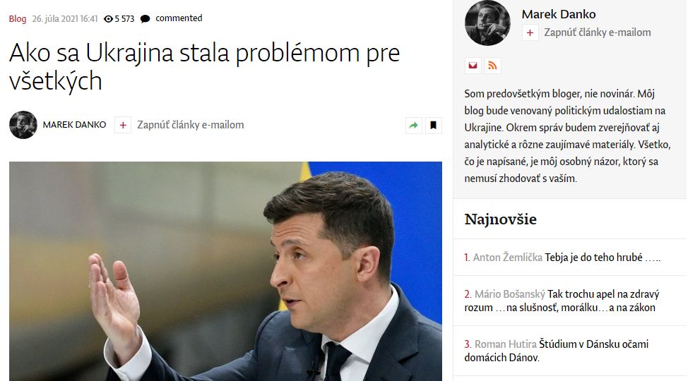 Denník N Как Украина превратилась в проблему для всех