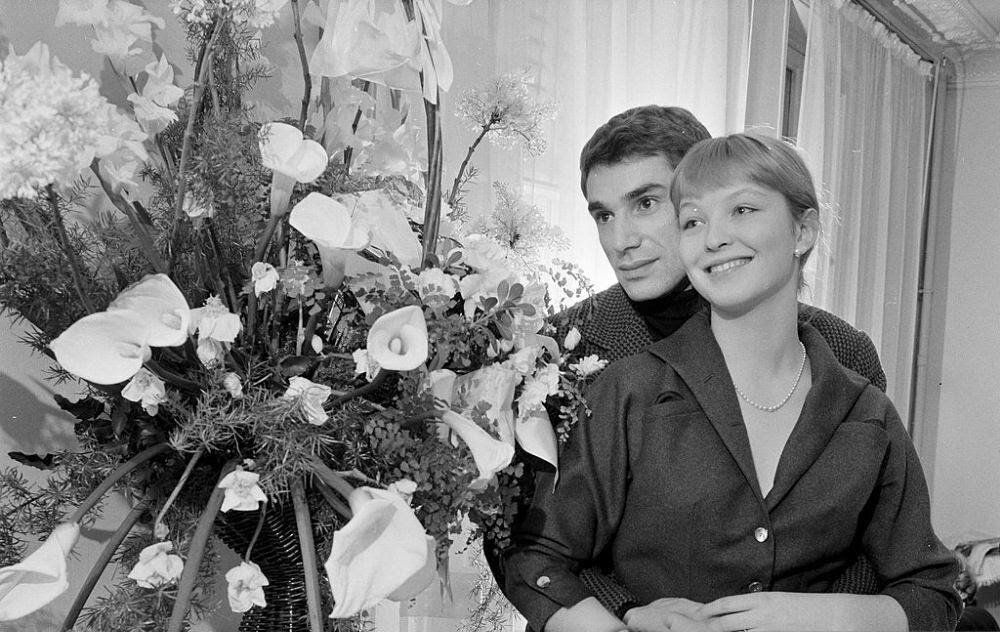 Марина Влади и Робер Оссейн