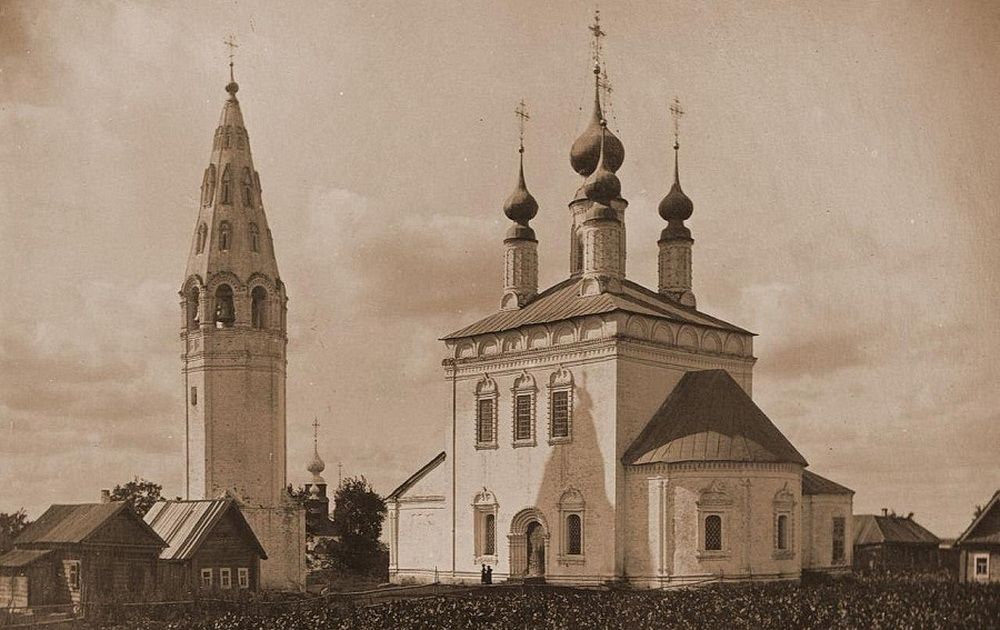 Свято-Александровский монастырь г. Суздаля. Старинное фото