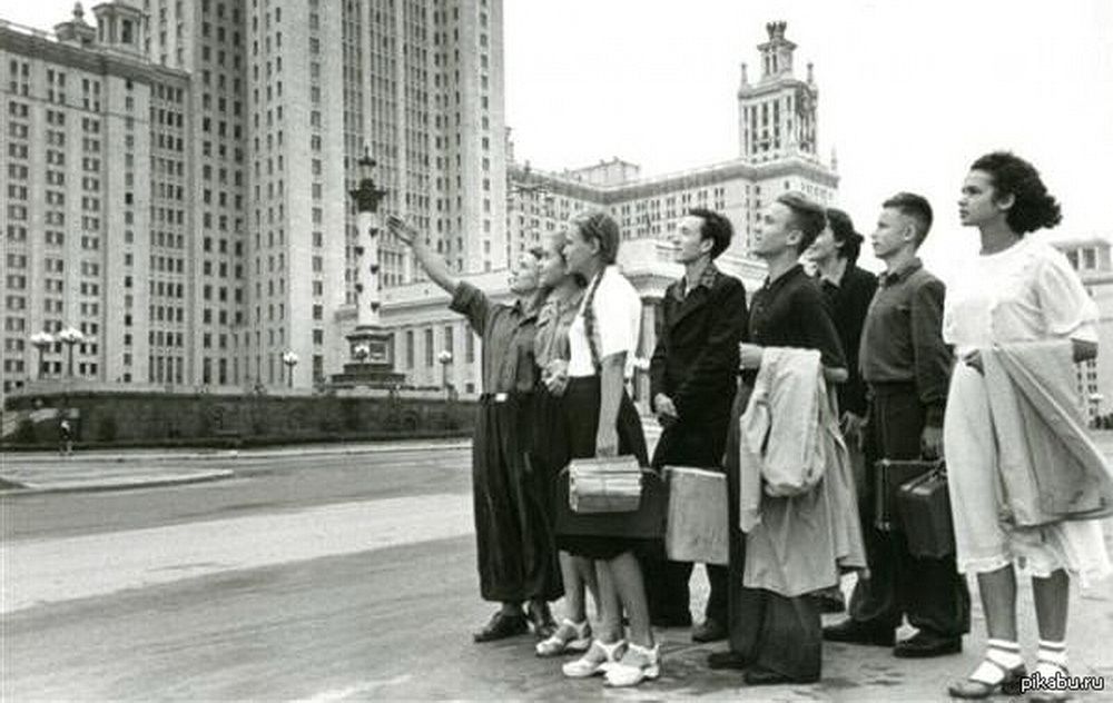Первые студенты МГУ. 1953 год
