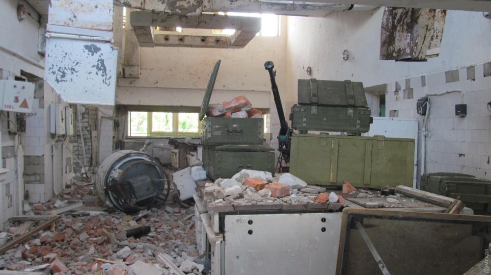 Разрушенный после боёв госпиталь для ветеранов Великой Отечественной войны