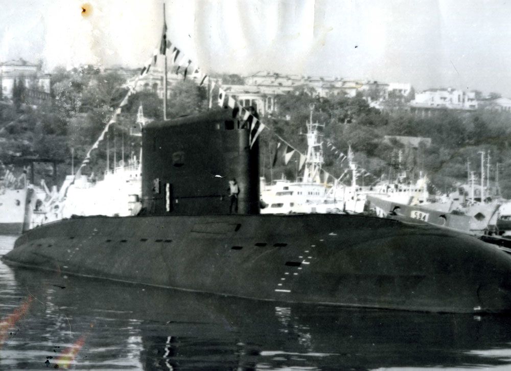 Фото Б-177 в Севастополе. 1991 г.