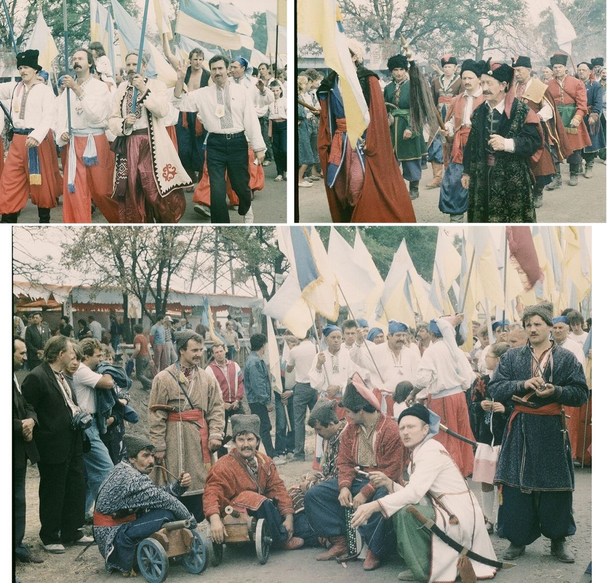 «Виновники торжества», большей частью ряженые