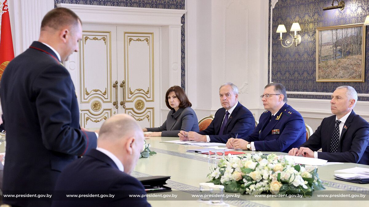 Силовики основательно обсудили будущую амнистию на совещании у Лукашенко. Источник: president.gov.by