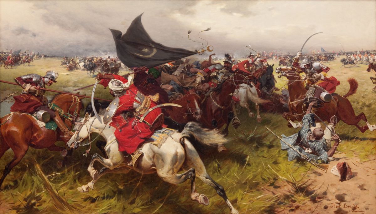 Бой за турецкий флаг, художник Ю. Брандт