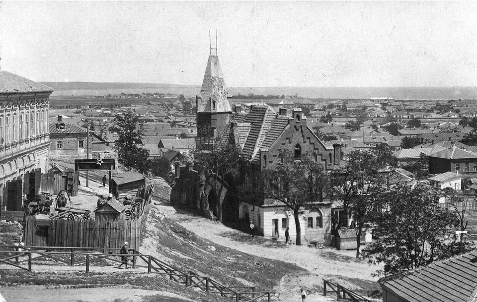 Дом Гампера в начале ХХ века