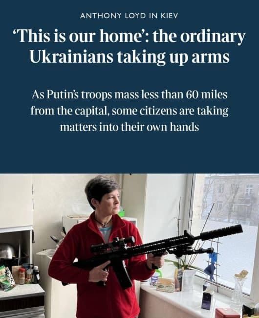 Марьяна Жагло по версии The Times сама купила оружие