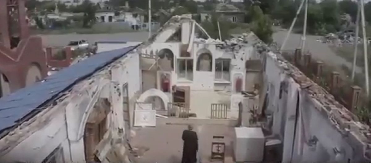 Свято-Успенский храм Мариуполя – разрушенный и разграбленный боевиками «Азова»*