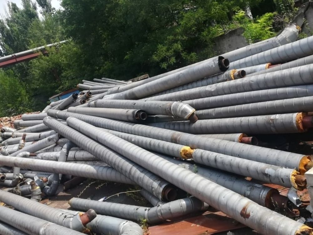 Старые трубы городских теплотрасс пойдут на металлолом