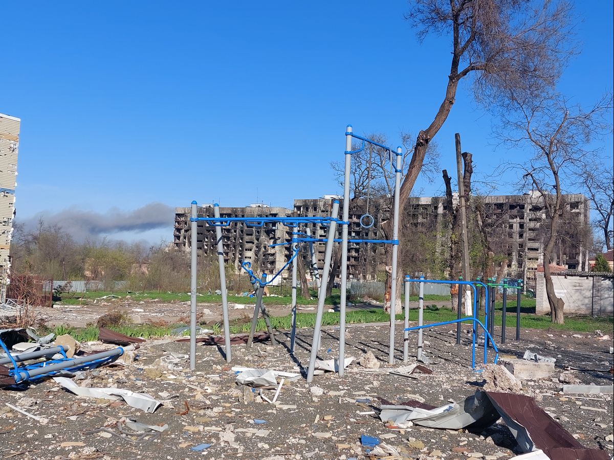 Вокруг школы №66 почти все дома сгорели