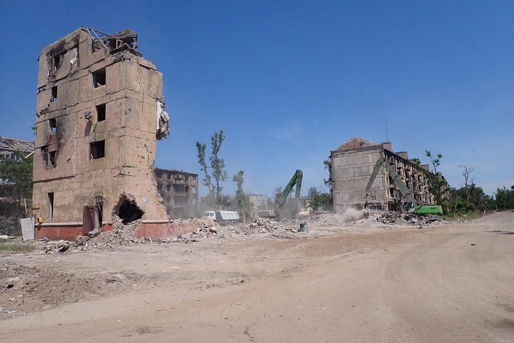 От многих домов ничего не осталось