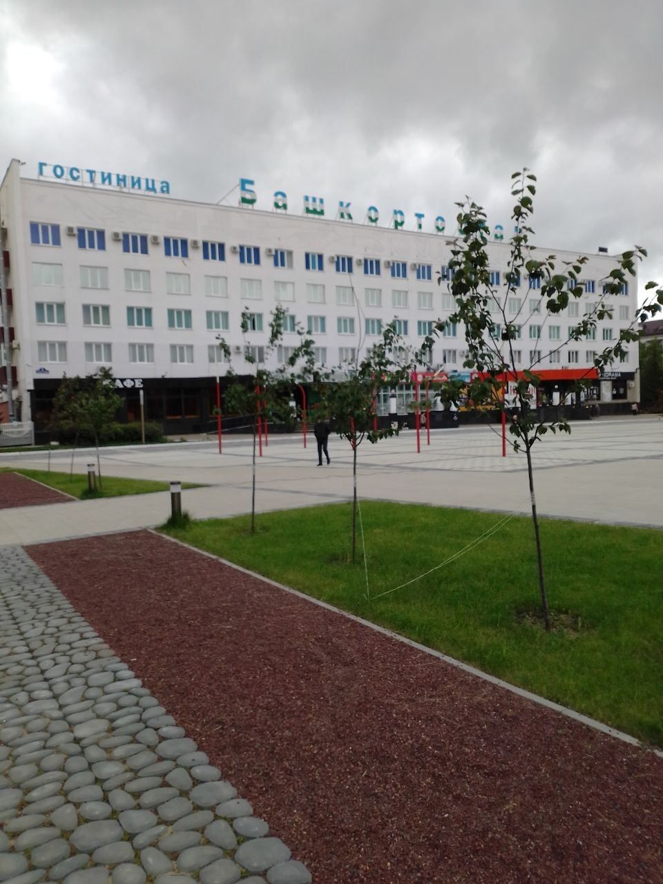 Гостиница, в которой расположен ПВР для беженцев