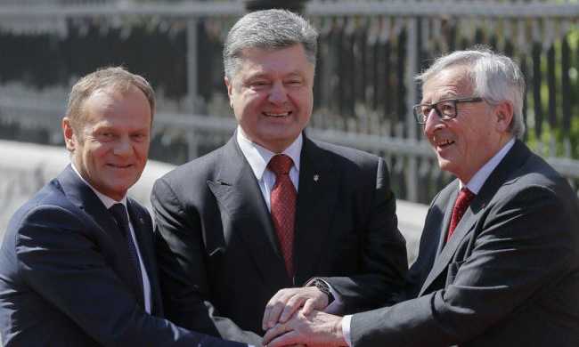 2017-й. Киев. Туск, Порошенко и Юнкер. А на Донбассе шла война…