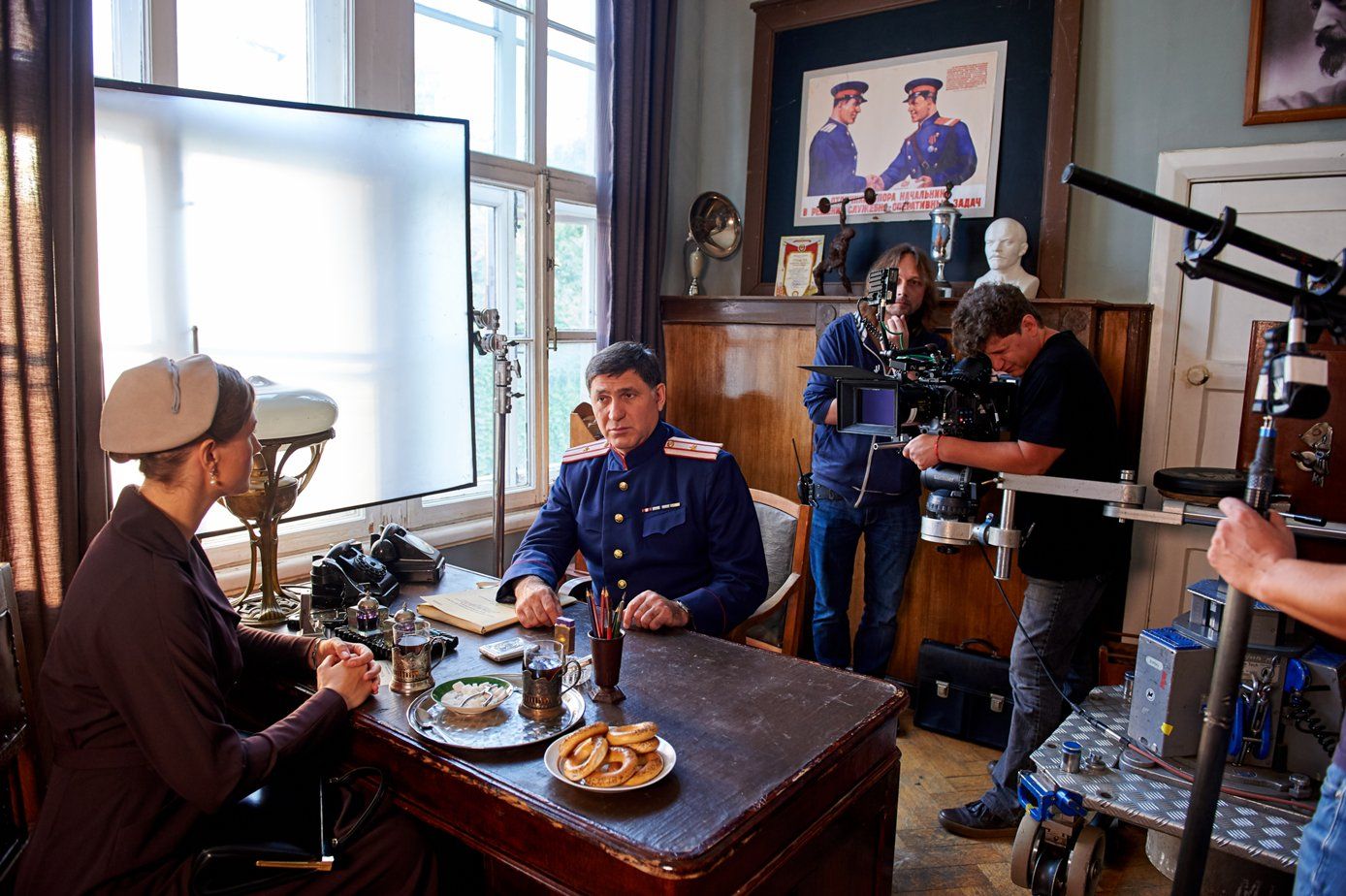 Пускепалис на съмках сериала «Шифр»