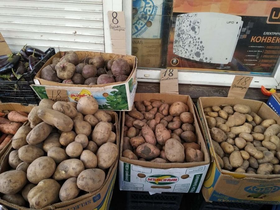 Цены на картошку в рознице