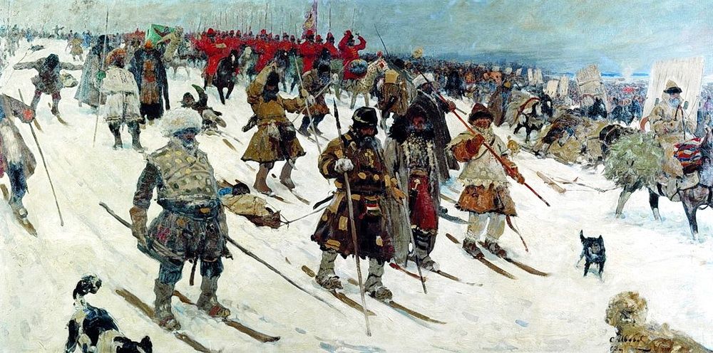 Поход Войска Московской Руси. Художник Сергей Иванов
