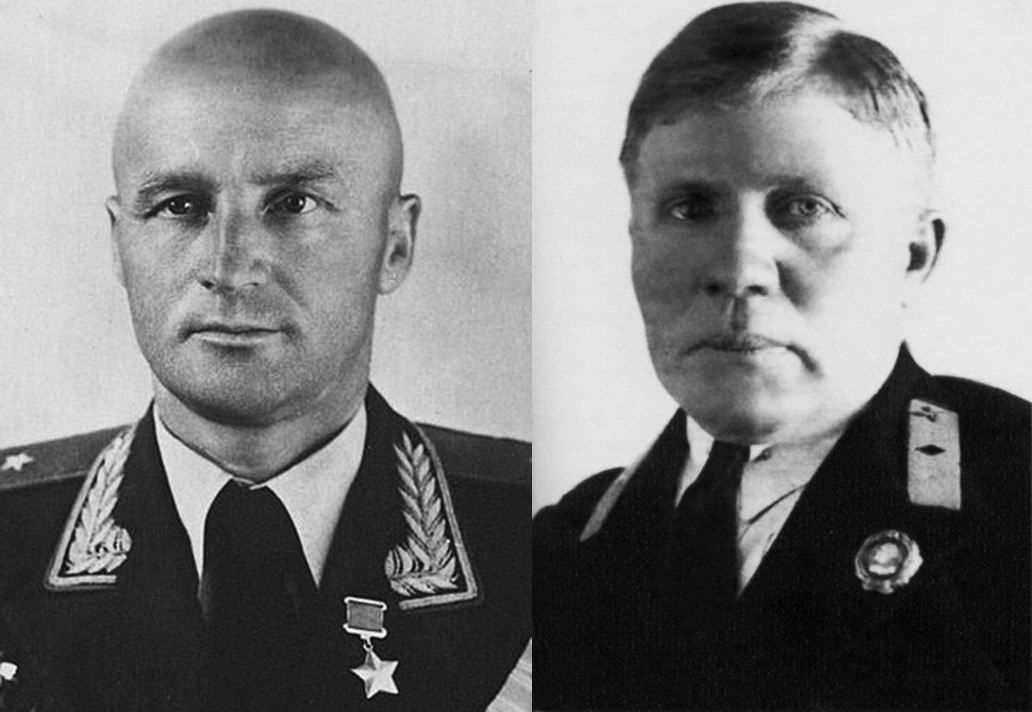 Пётр Михайлович Стефановский (слева) и Томас Павлович Сузи – учителя Г.П. Кравченко