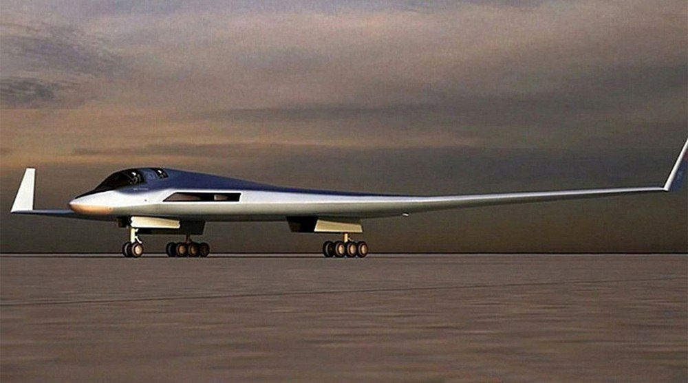 Бомбардировщик ПАК ДА (3D-модель)