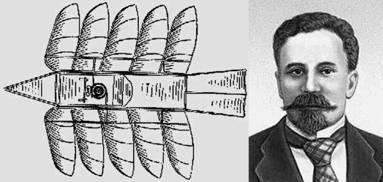 Николай Телешов и проект махолёта его, а также Меннона и Струве конструкции