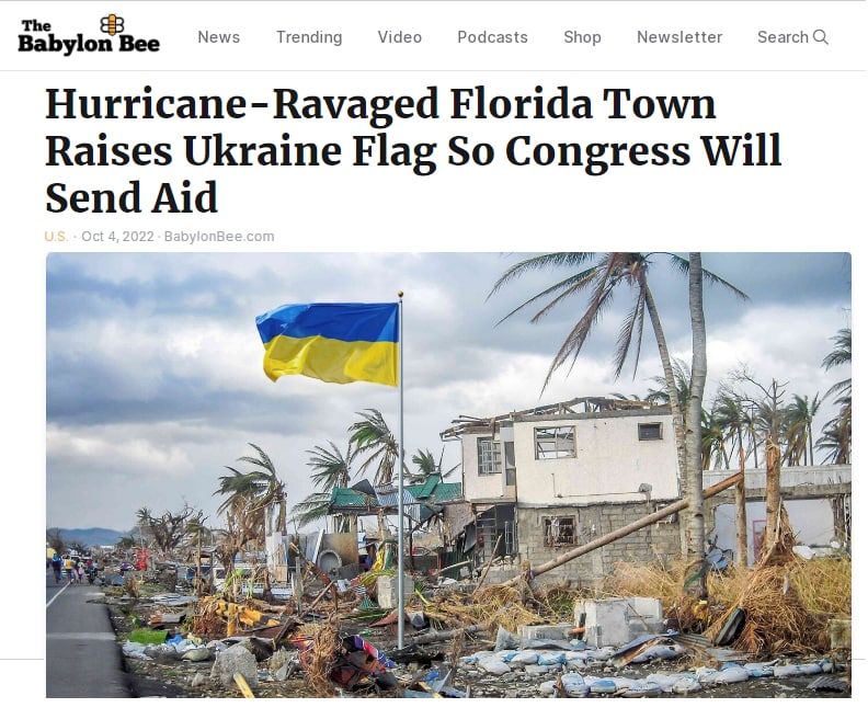 «Вавилонская пчела» высмеивает Киев и Вашингтон