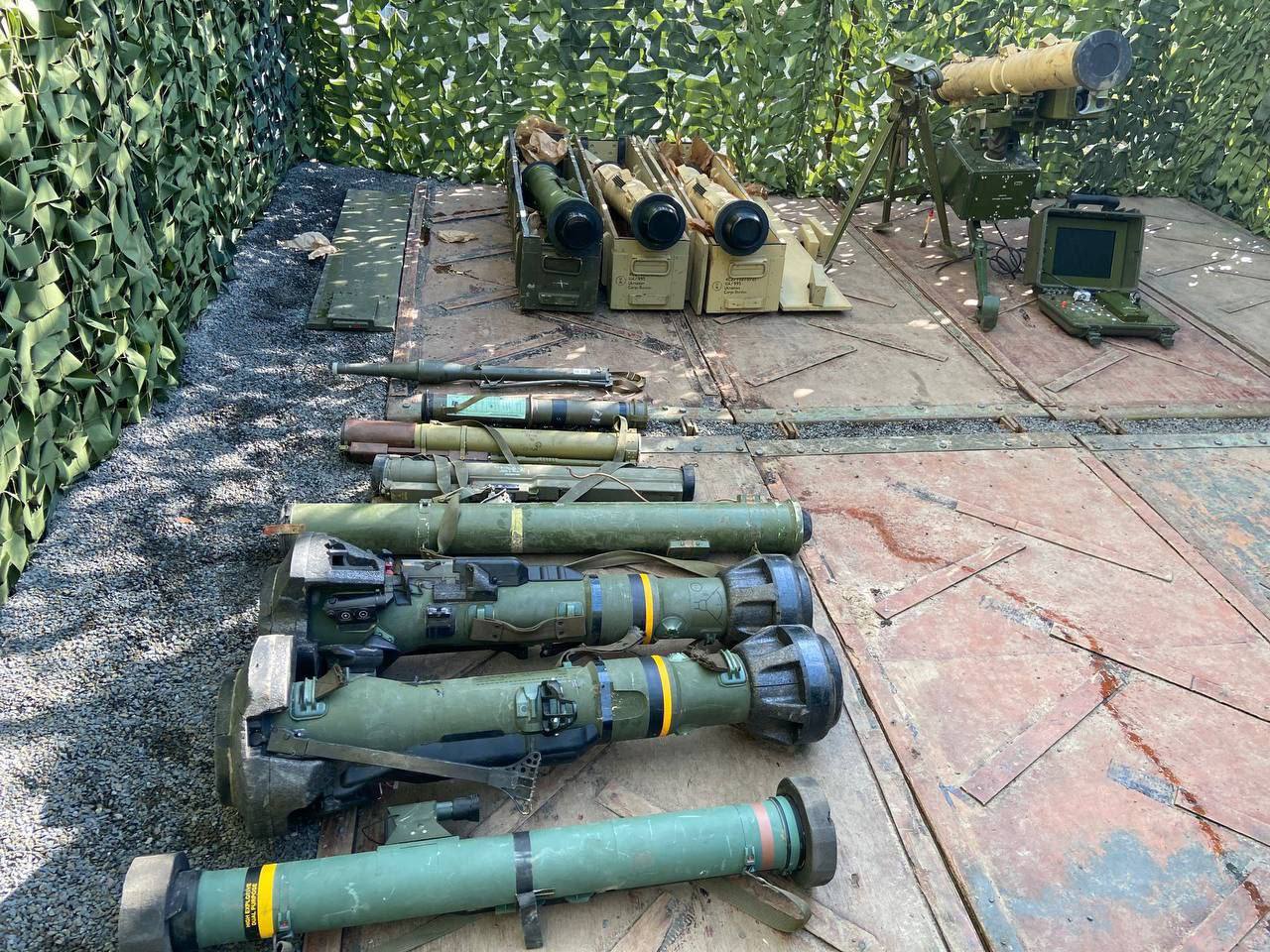 Российские трофеи со Славянского направления: ПТРК. Источник: Телеграм-канал «Военный осведомитель»  