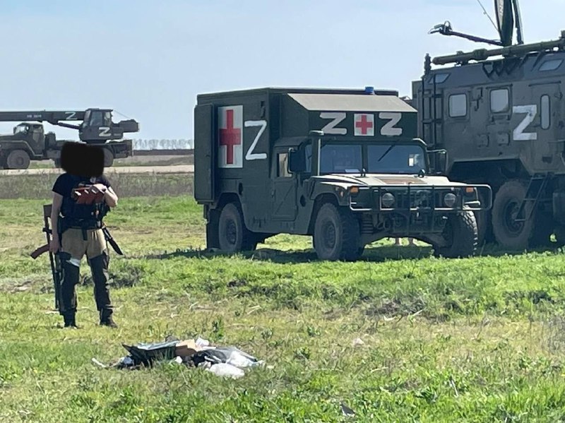 Медицинский HMMWV M997A2 – трофей МО РФ. Источник: «Военный осведомитель»