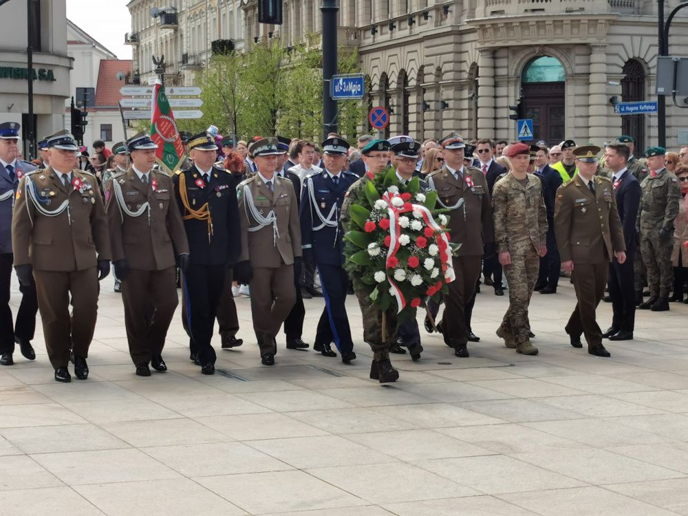 Празднование 3 мая в Люблине (03.05.2022). Источник: LITPOLUKRBRIG