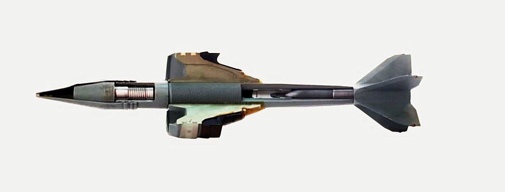 Один из первых советских снарядов с сердечником из ОУ «Надфиль-2»