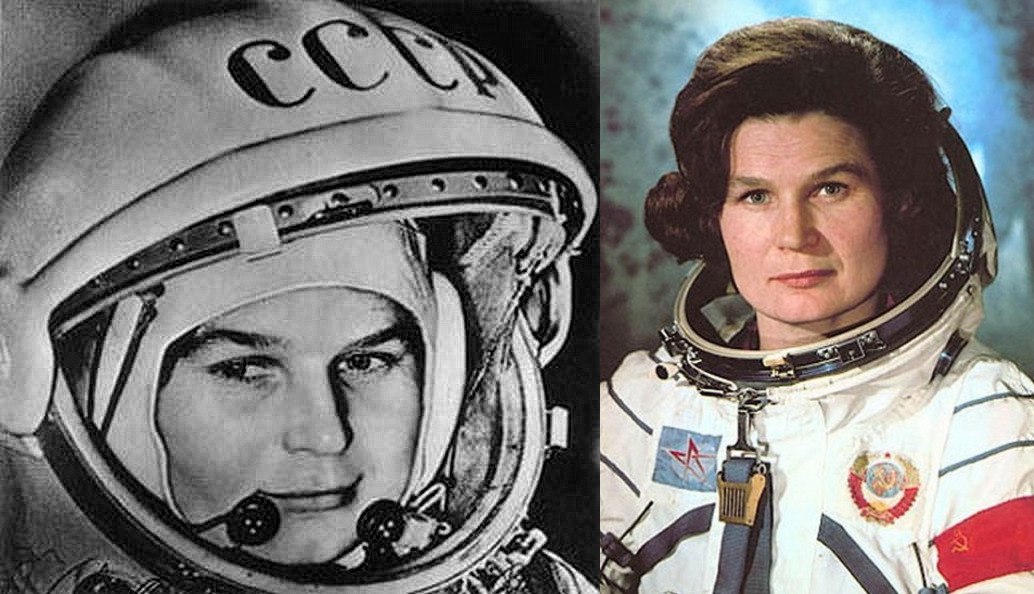 Официальные снимки лётчик-космонавта СССР Валентины Терешковой, два из немногих