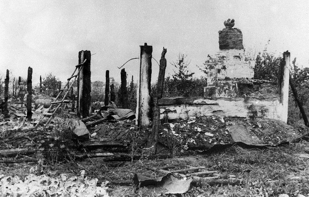 Всё, что осталось от Корюковки, до войны насчитывавшей более 10 тысяч жителей