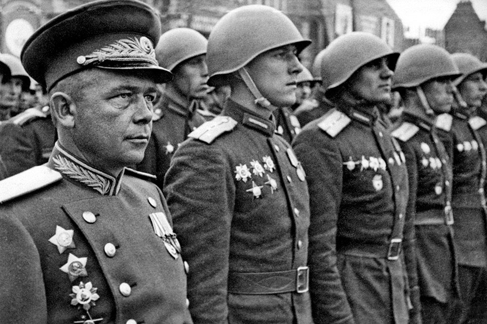 Парад Победы на Красной площади 24 июня 1945 года