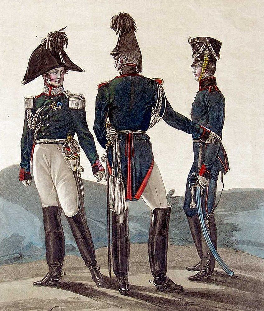 Военнослужащие Генерального штаба в 1816 году