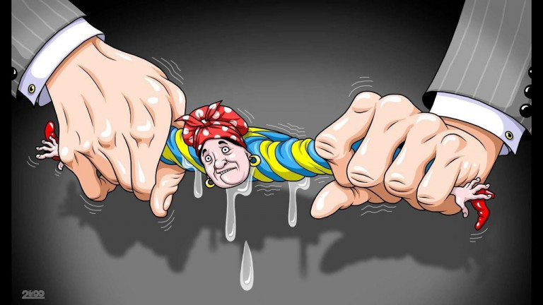 Украина: народ и власть, карикатура