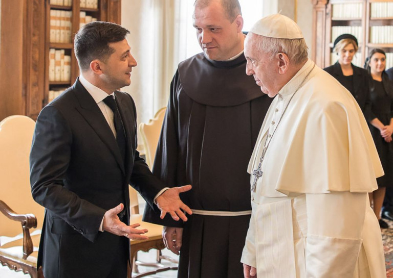 Зеленский и Франциск