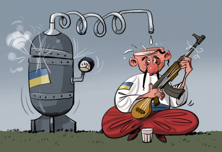 Карикатура, художник Илья ГЕЛЬД