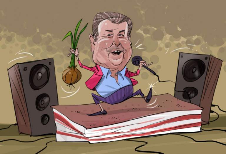 Карикатура, художник Илья ГЕЛЬД