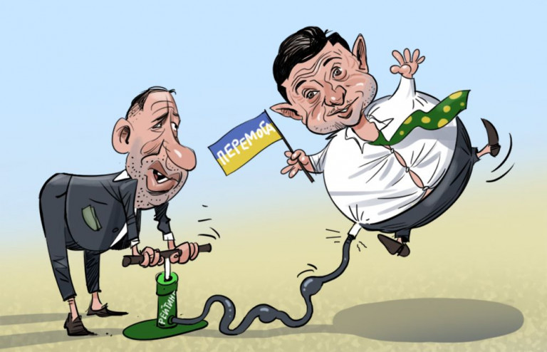 Карикатура, художник Илья Гельд