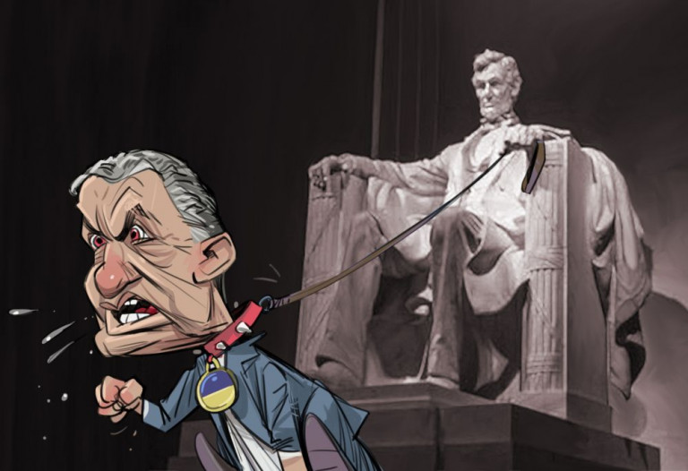 Порошенко, карикатура. Художник Илья ГЕЛЬД