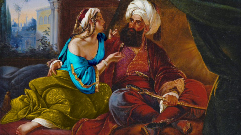 Наложница в гареме турецкого султана