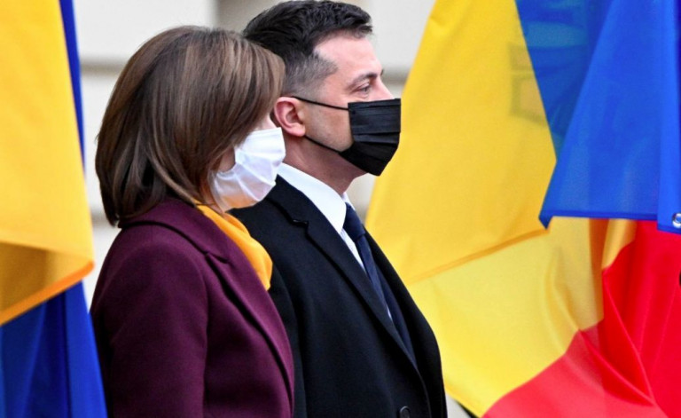 Зеленский и Санду