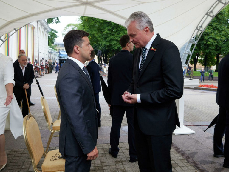 Владимир Зеленский и Гитанас Науседа