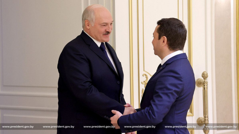 Александр Лукашенко и губернатор Мурманской области России Андрей Чибис. Источник: president.gov.by.